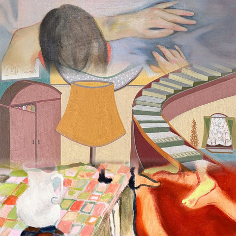 Kombination von 3 Malereien: