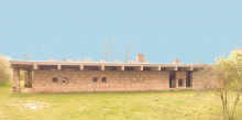 langgestreckter Flachbau- Bildhauerhaus aus den 60iger Jahren -KünstlerInnenrefugium im Burgenland